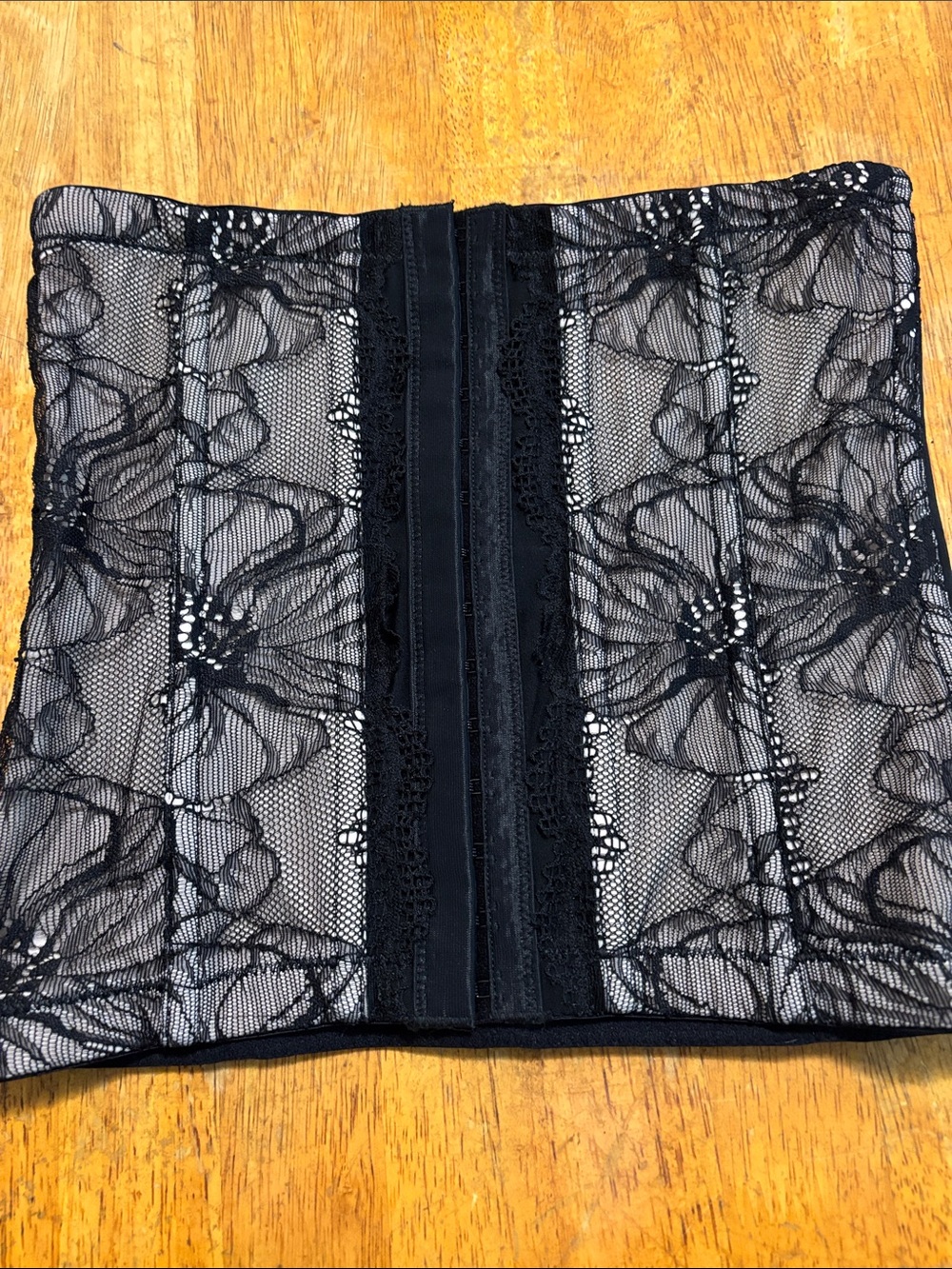 Maidenform Black Lace Waist Cincher/corset - Women Intimates